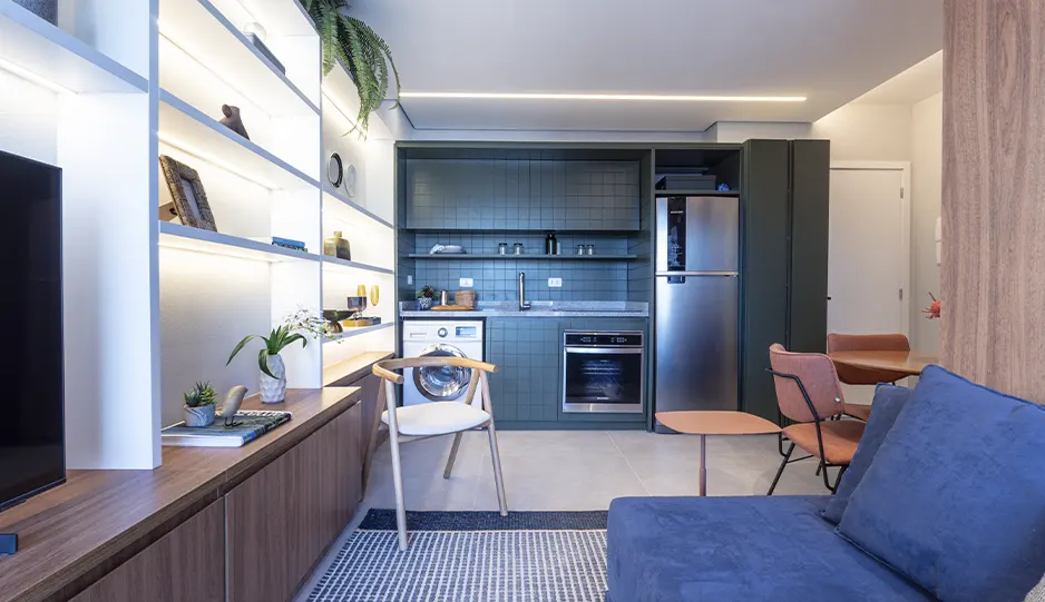 2 dormitórios 46m²