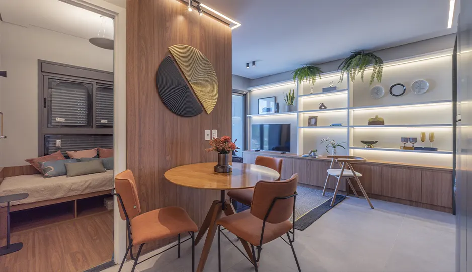 2 dormitórios 46m²