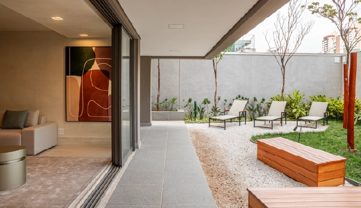 Salão de festas, área externa