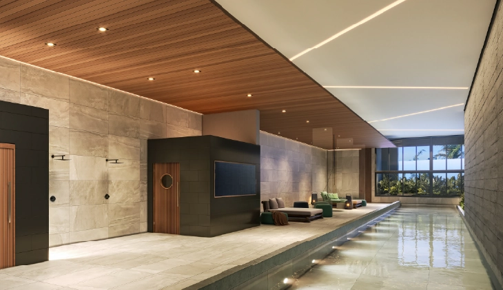 Piscina coberta raia 25m e sauna