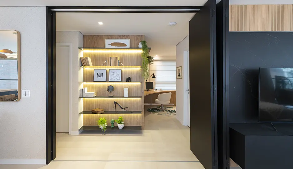 Hall dos dormitórios