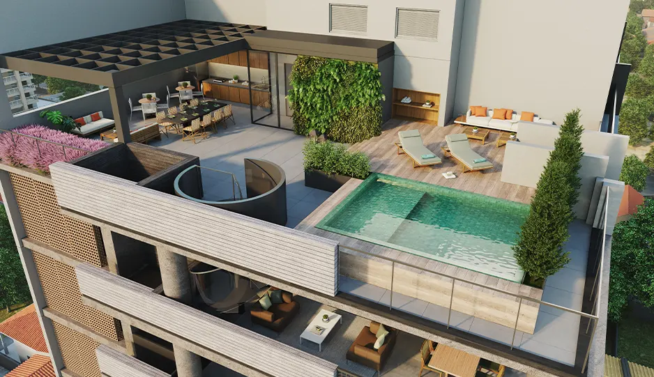 Perspectiva terraço